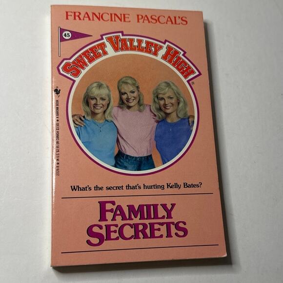 Sweet Valley High 1ST Edition First Print Book #45 Family Secrets Vintage 1980's - Picture 2 of 8
